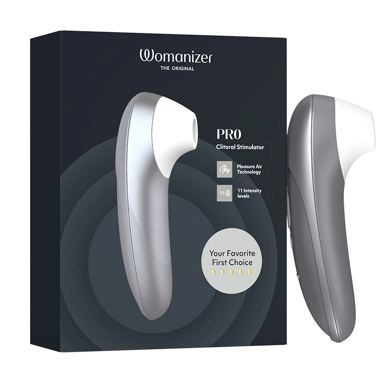 Gray Womanizer Pro Clitoral Stimulator - Catalog