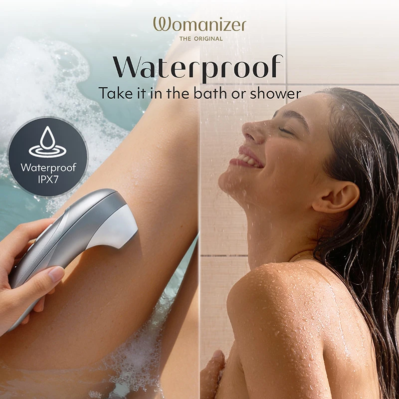 Gray Womanizer Pro Clitoral Stimulator - Infographic #7