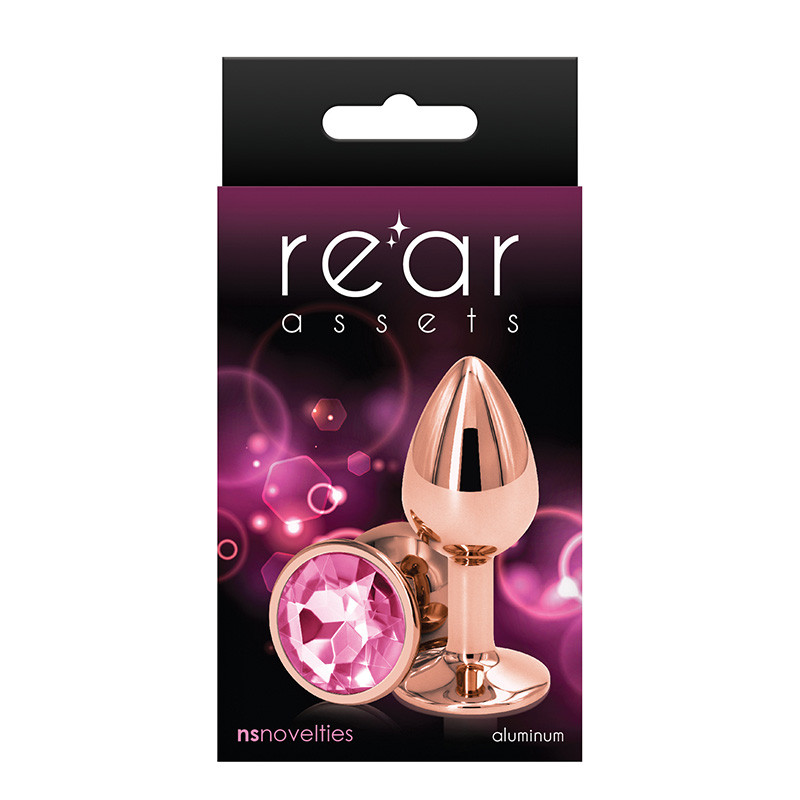 NS Novelties Rear Assets Aluminum Small Butt Plug - Packaging