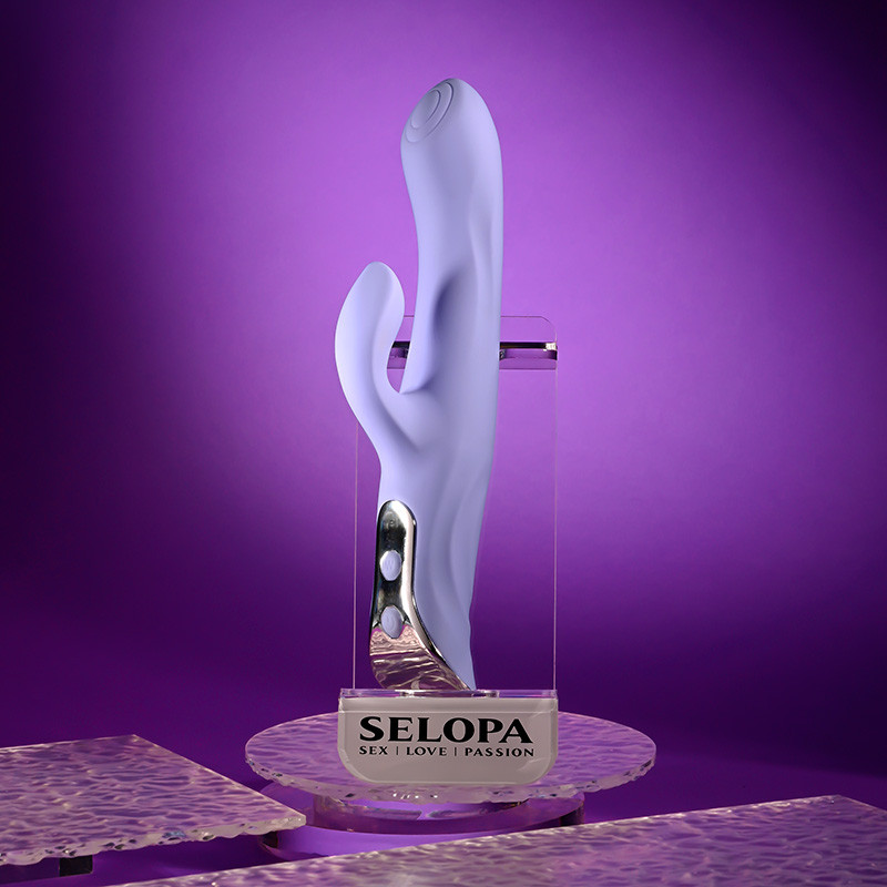 Selopa Lavender Love Rabbit Vibrator - Lifestyle #5