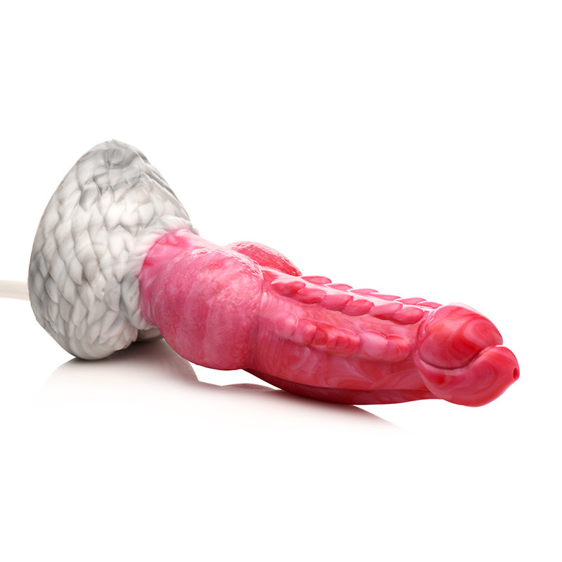 Creature Cocks Resurrector Phoenix Squirting Silicone Dildo - Laying Left Front Side