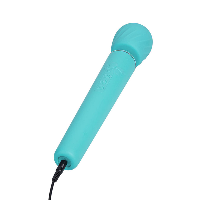 Blue NALA Touch Tempo Plug & Play Fiercely Powerful Wand - Charging