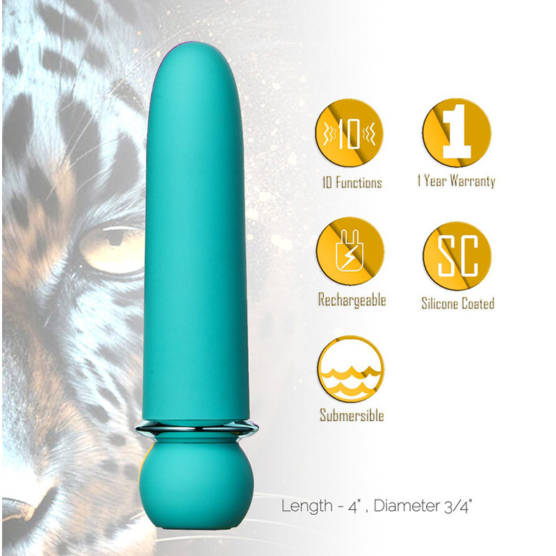 Blue JAGUAR 10-Function Super-Charged Bullet - Features