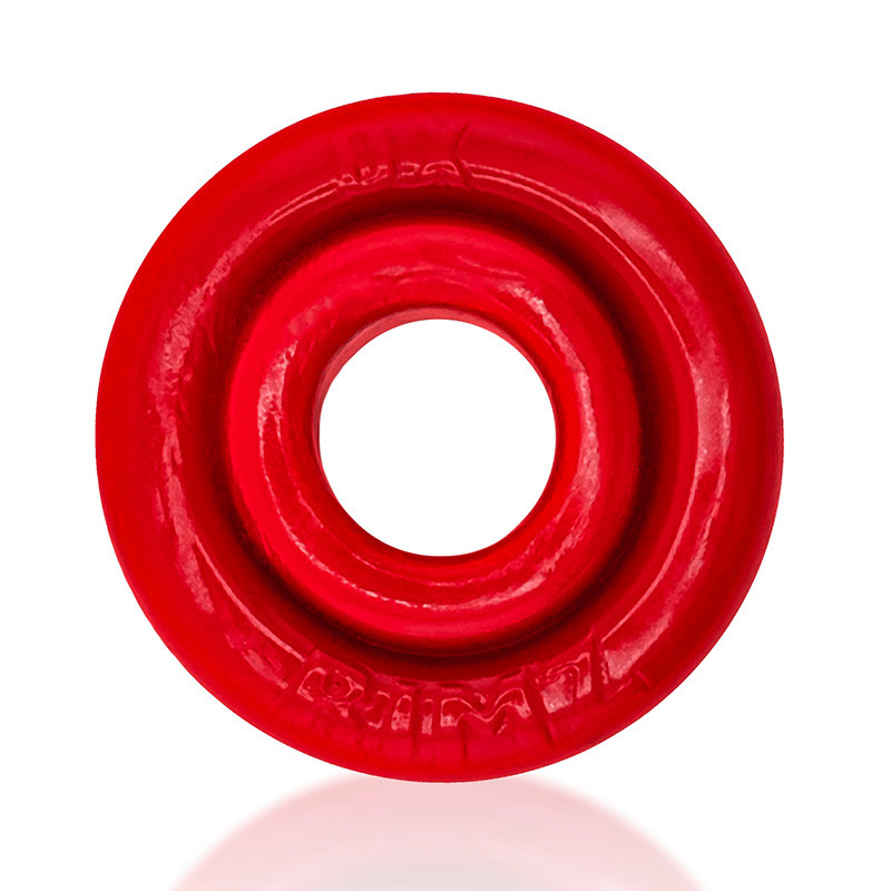 Red Oxballs Rimz Cock Ring - Front
