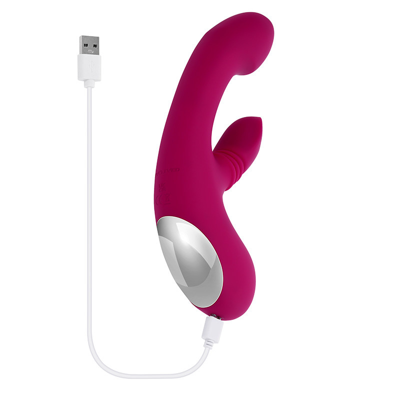 Evolved Novelties Gentle Persuasion Come-Hither Rabbit Vibrator - Charging