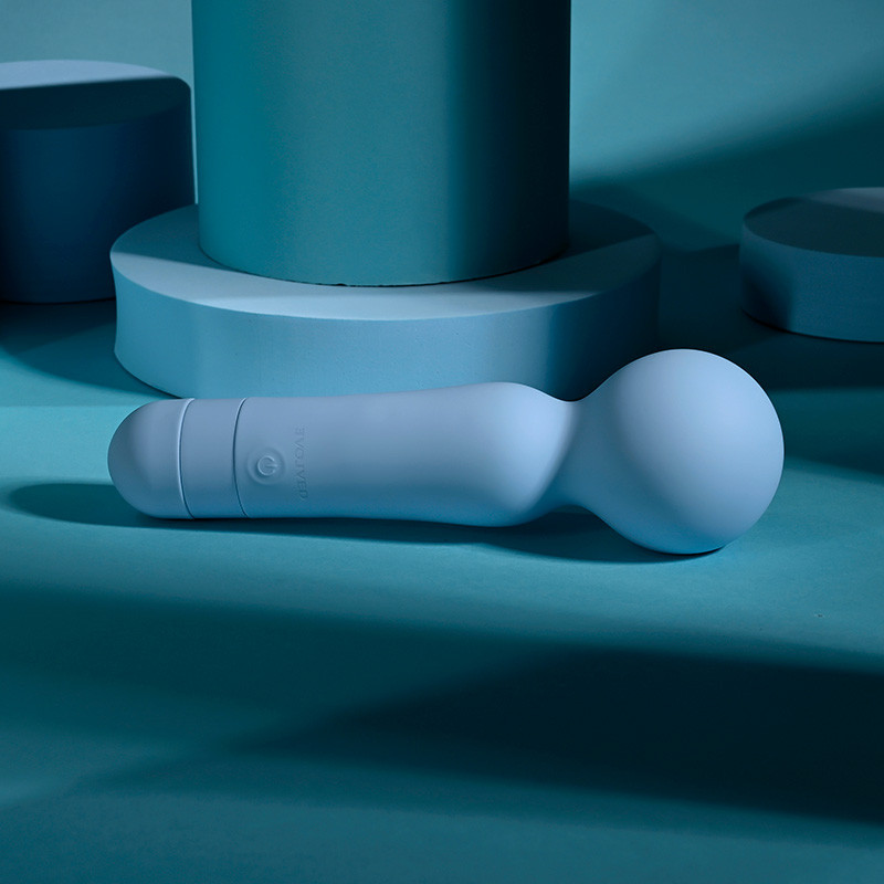 Evolved Novelties Iris Super-Soft Silicone Wand Vibrator - Lifestyle #3