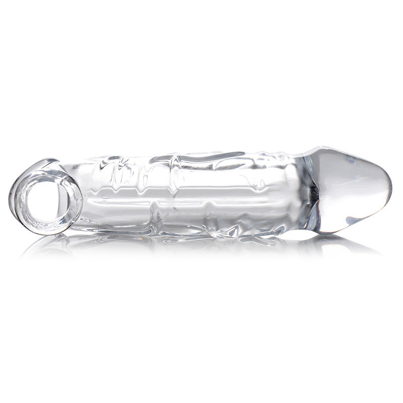 Size Matters Clear 2 Inch Extender Sleeve - Laying