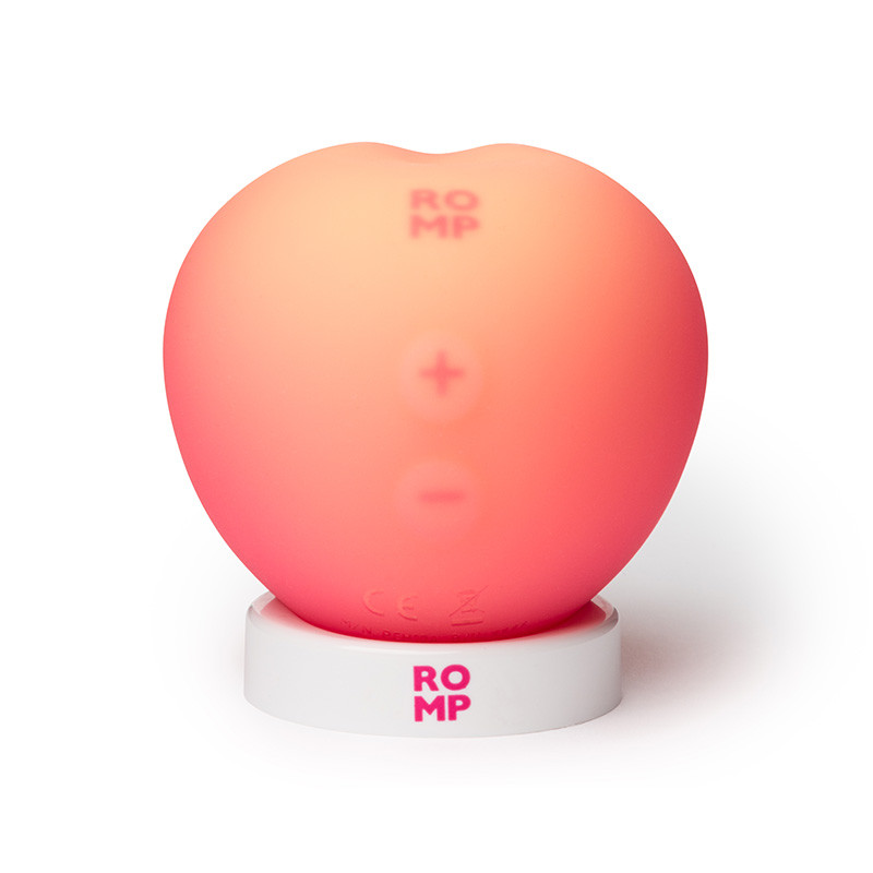 ROMP Pink Peach Clitoral Stimulator - Front No Charger