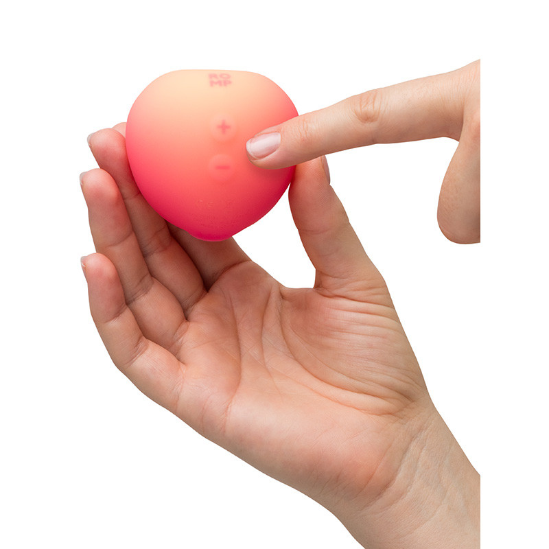 ROMP Pink Peach Clitoral Stimulator - Hand Pulse #2