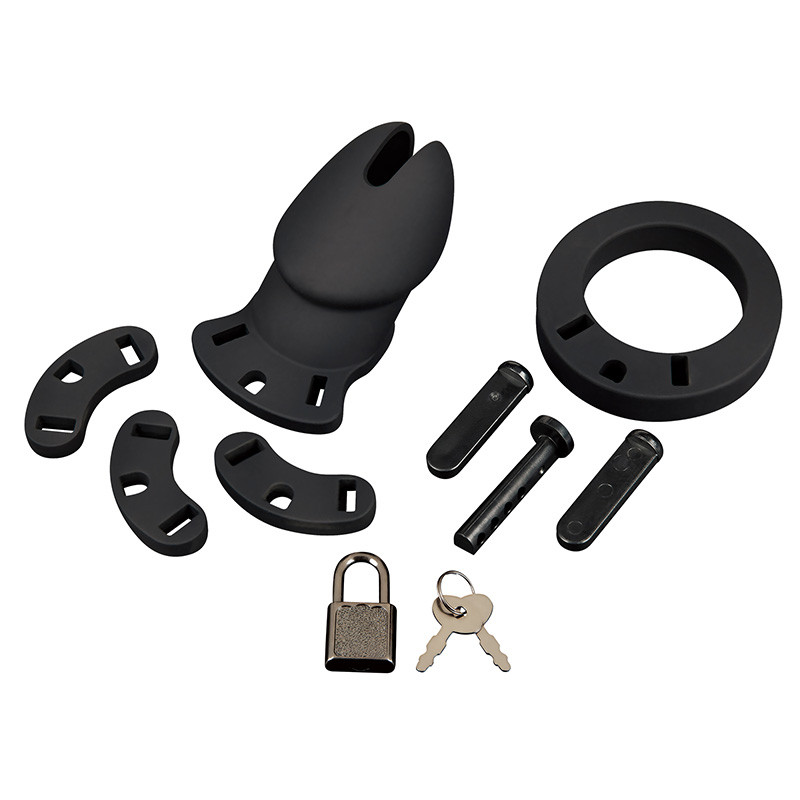 Blue Line Silicone Chastity Cock Cage- Bulk