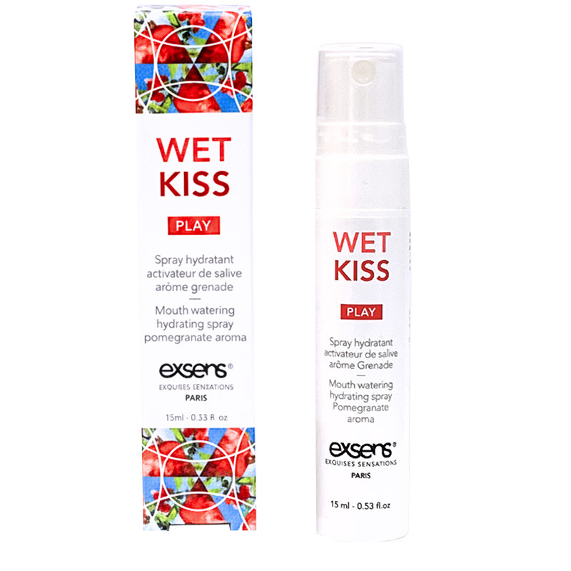 EXSENS Wet Kiss Moisturizing Saliva Spray - Pomegranate