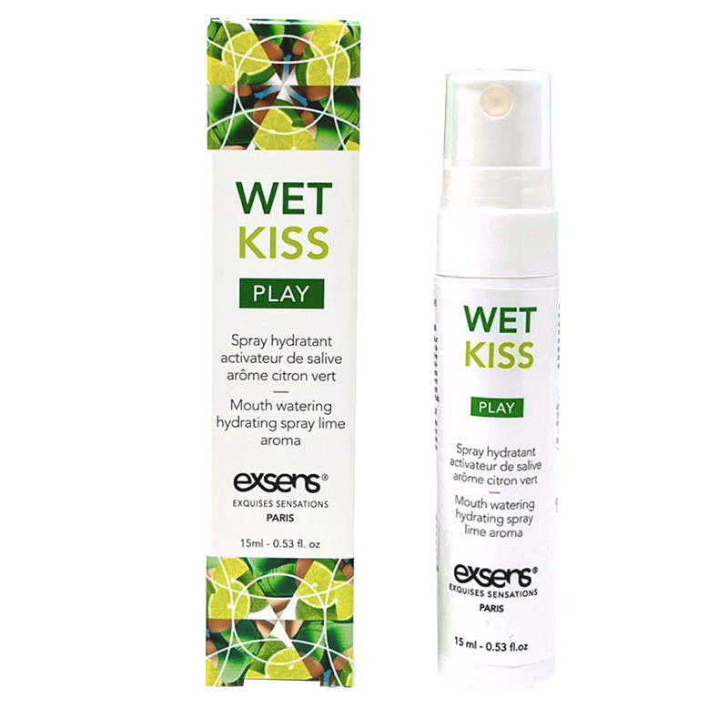 EXSENS Wet Kiss Moisturizing Saliva Spray - Lime