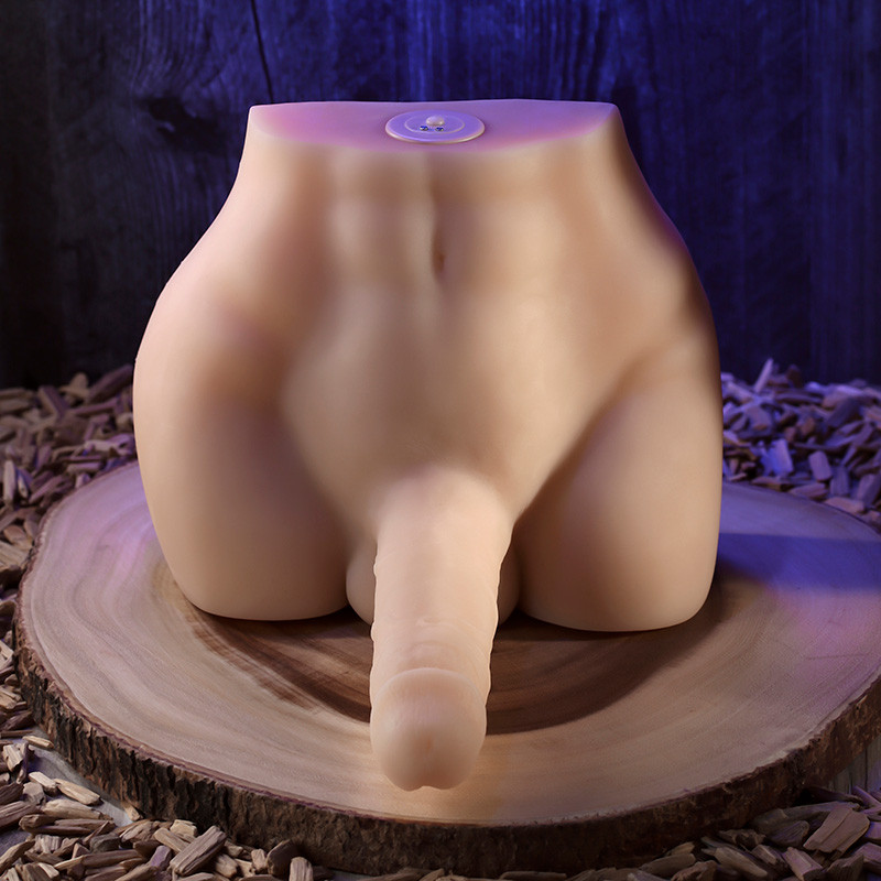 Evolved Novelties Easy Rider Thrusting Torso-Shaped Vibrator - Lifestyle #3