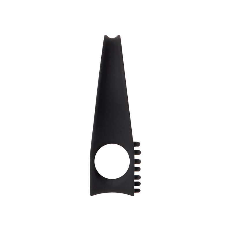 Zero Tolerance Toys  Black Knight Vibrating Cock Ring - Side