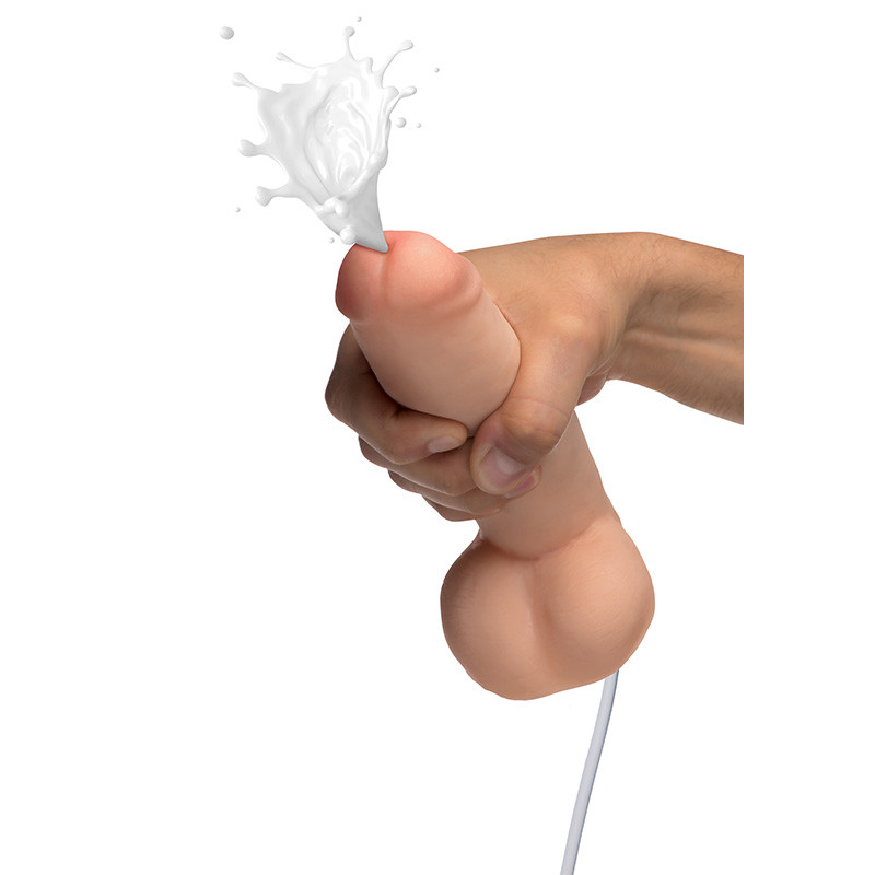 XR Brands Loadz 8 Inch Squirting Dildo with Syringe - Squirting #2