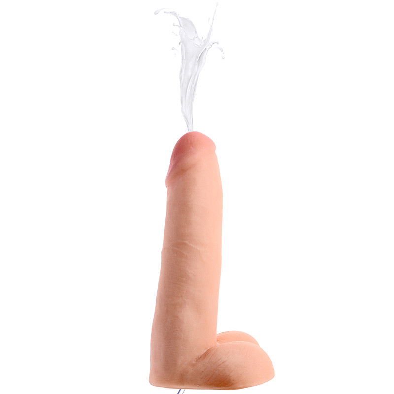 XR Brands Loadz 8 Inch Squirting Dildo with Syringe