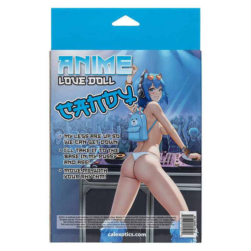 CalExotics ANIME Reverse Cowgirl Love Doll Candy - Packaging Back