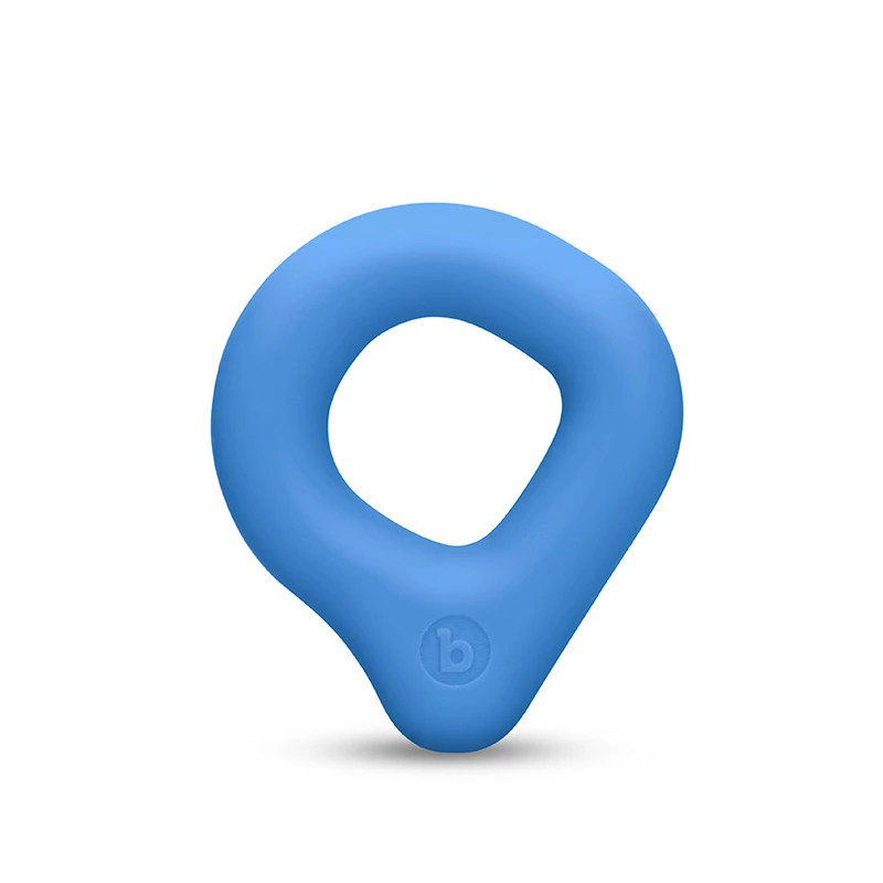 b-Vibe Flex Ring Drip Super Soft Silicone Secure Fit Cock Ring - Front