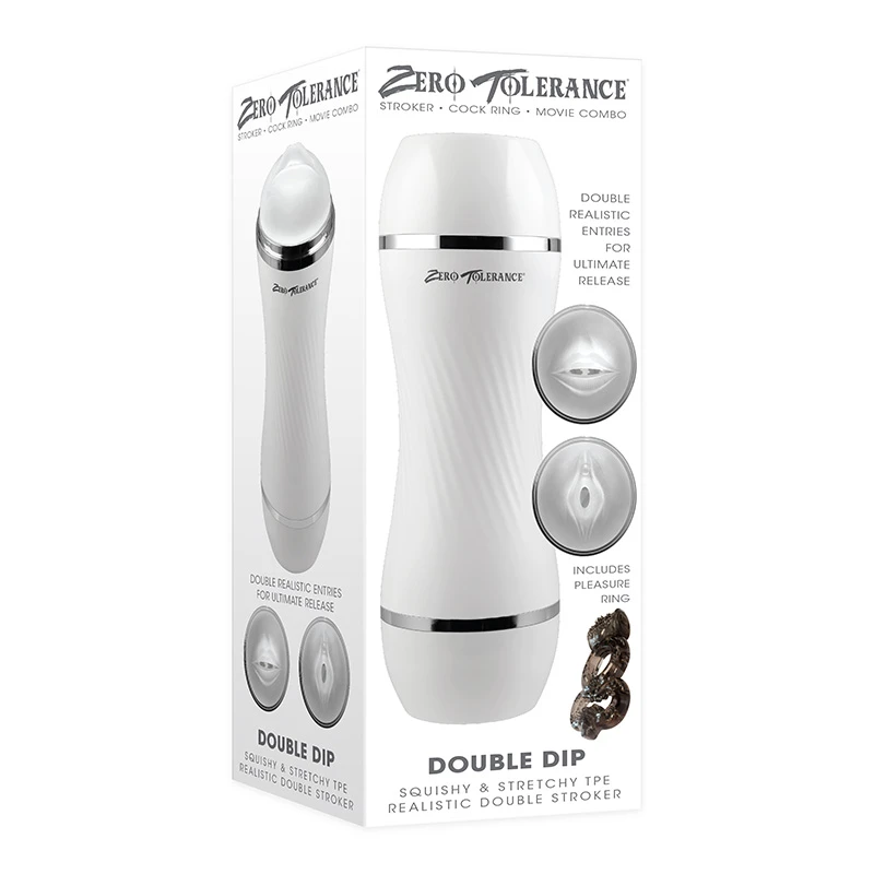 Zero Tolerance Toys  Double Dip Dual-Ended Cannister Stroker - 3D Packaging