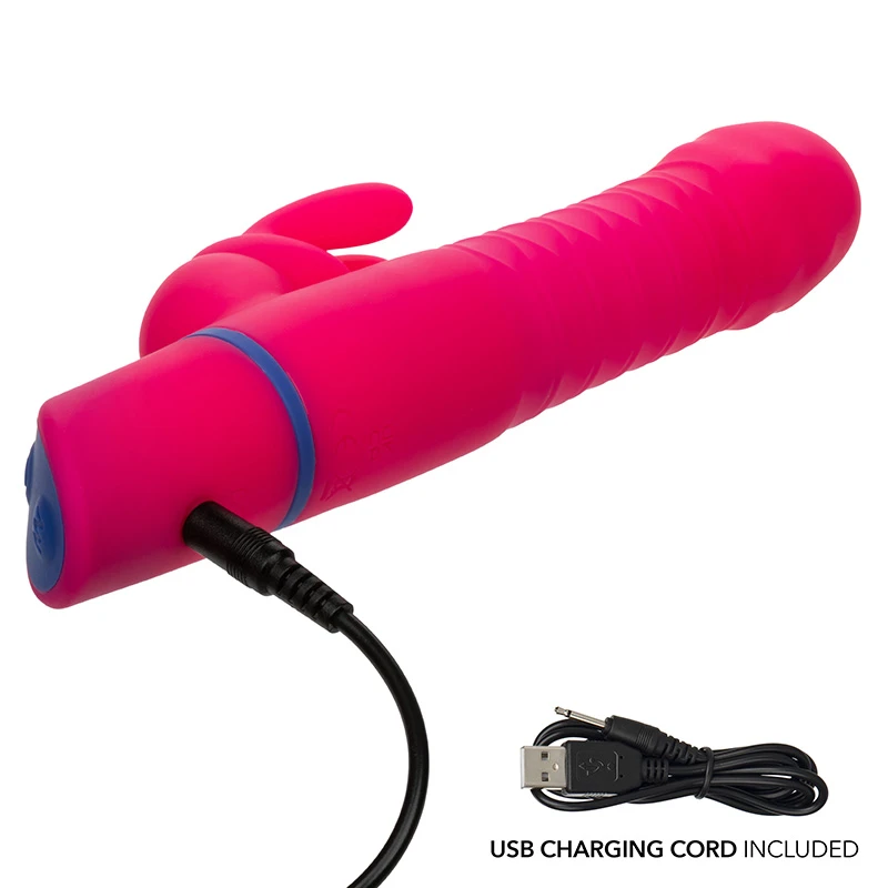 CalExotics Love Bunny Beaded Spin Bunny Vibrator - Charging