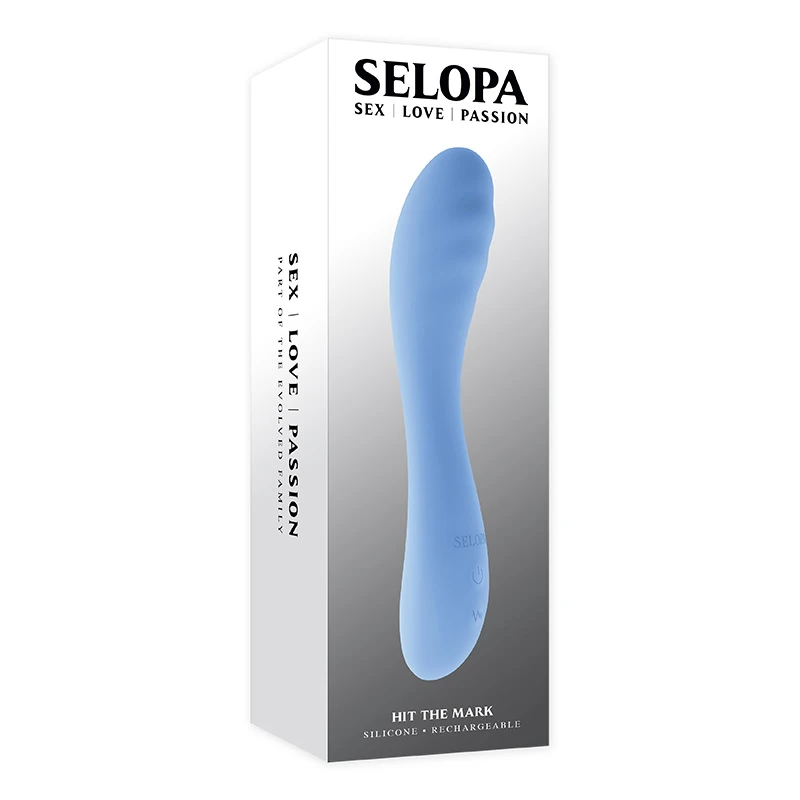 Selopa Hit the Mark Silicone Curved Vibrator - 3D Box