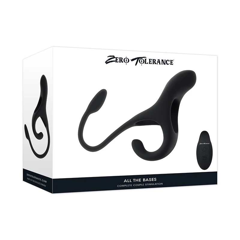 Zero Tolerance Toys All The Bases Remote Control Vibrating Cock Ring - 3D Packaging