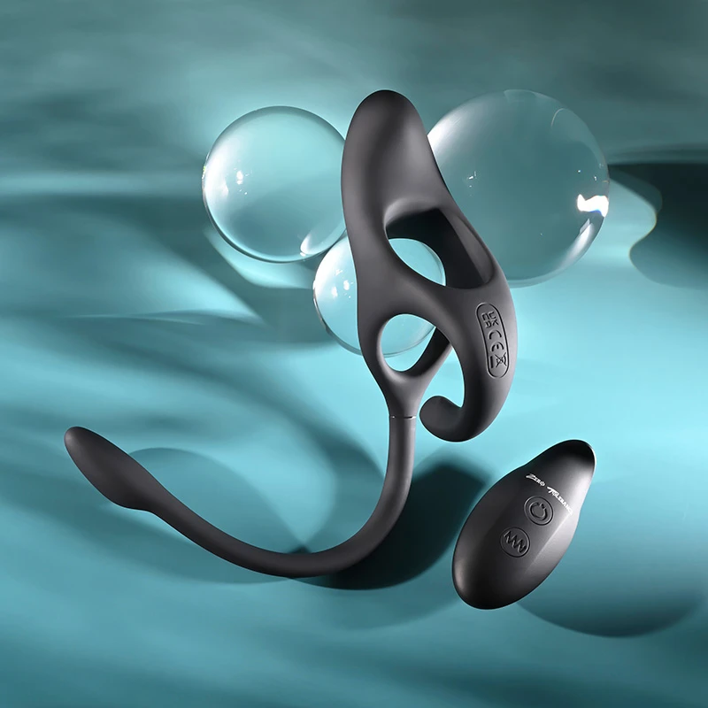 Zero Tolerance Toys All The Bases Remote Control Vibrating Cock Ring - Lifestyle #9