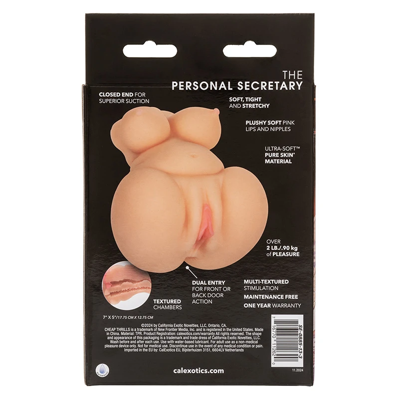 Cheap Thrills The Personal Secretary Stroker - Packaging Back