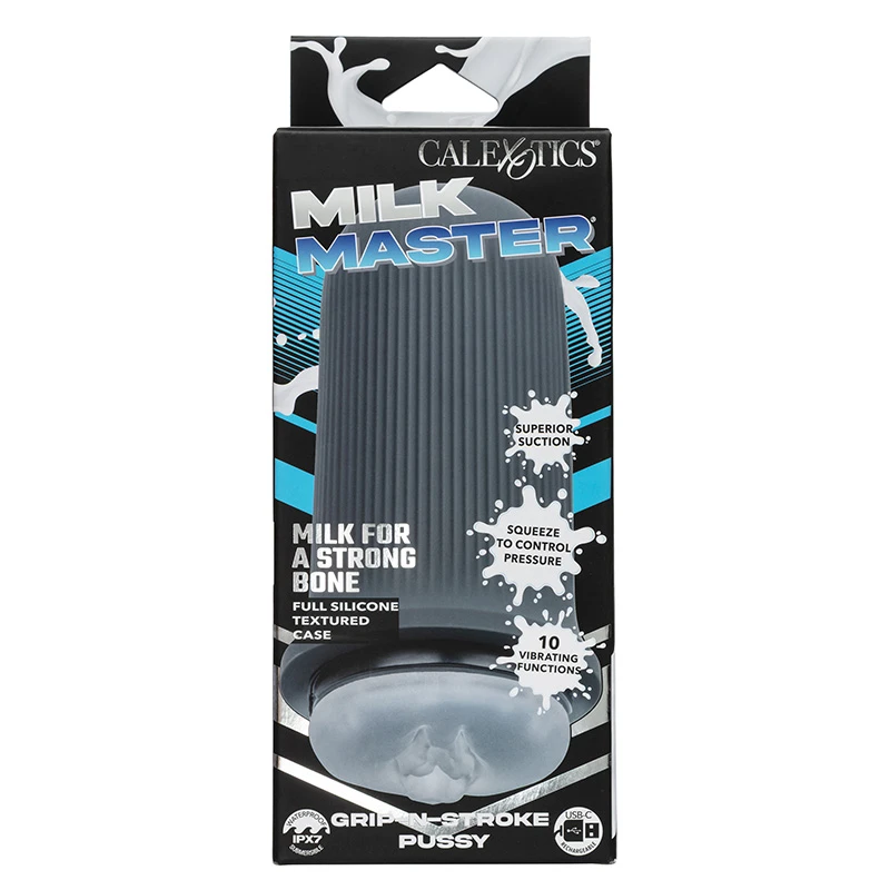 CalExotics Milk Master Grip-N-Stroke Pussy - Packaging Front