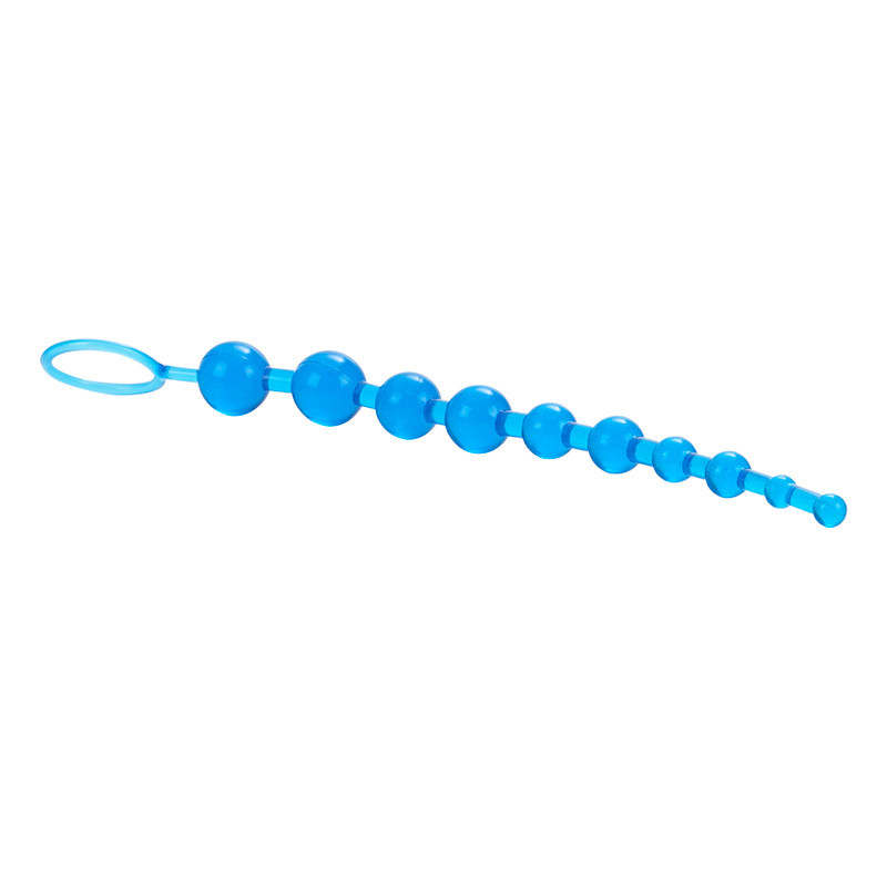 Blue CalExotics X-10 Jelly Anal Beads - RIght