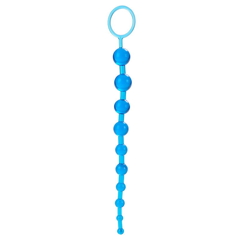 Blue CalExotics X-10 Jelly Anal Beads