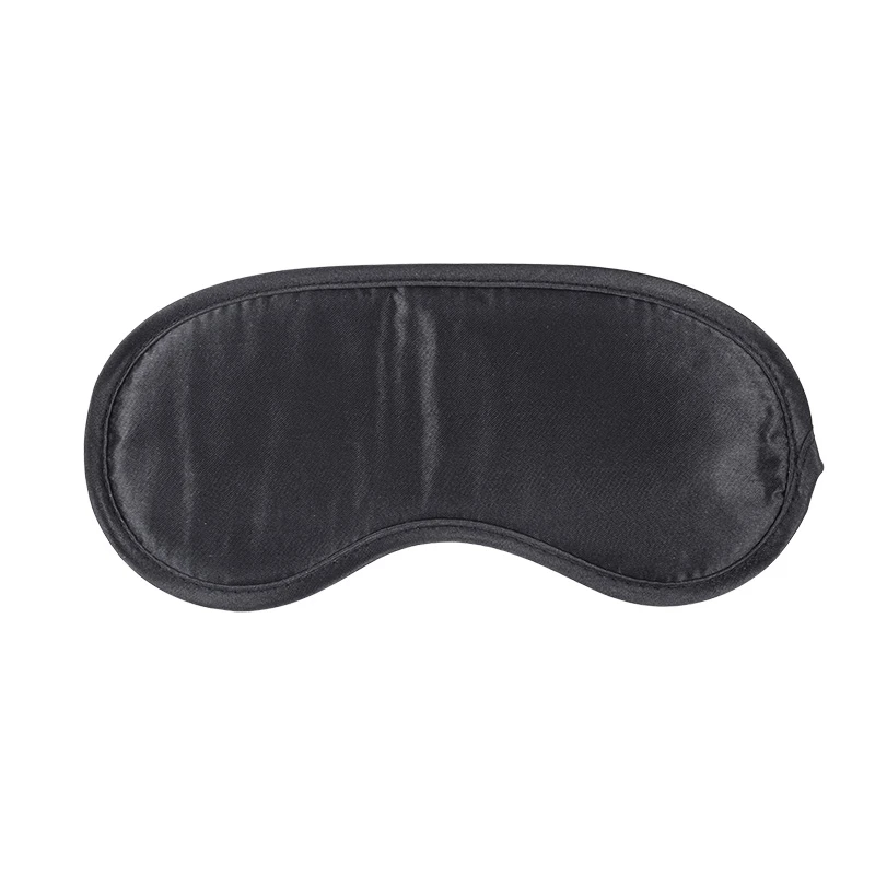 Black Sex & Mischief Satin Blindfold - Front