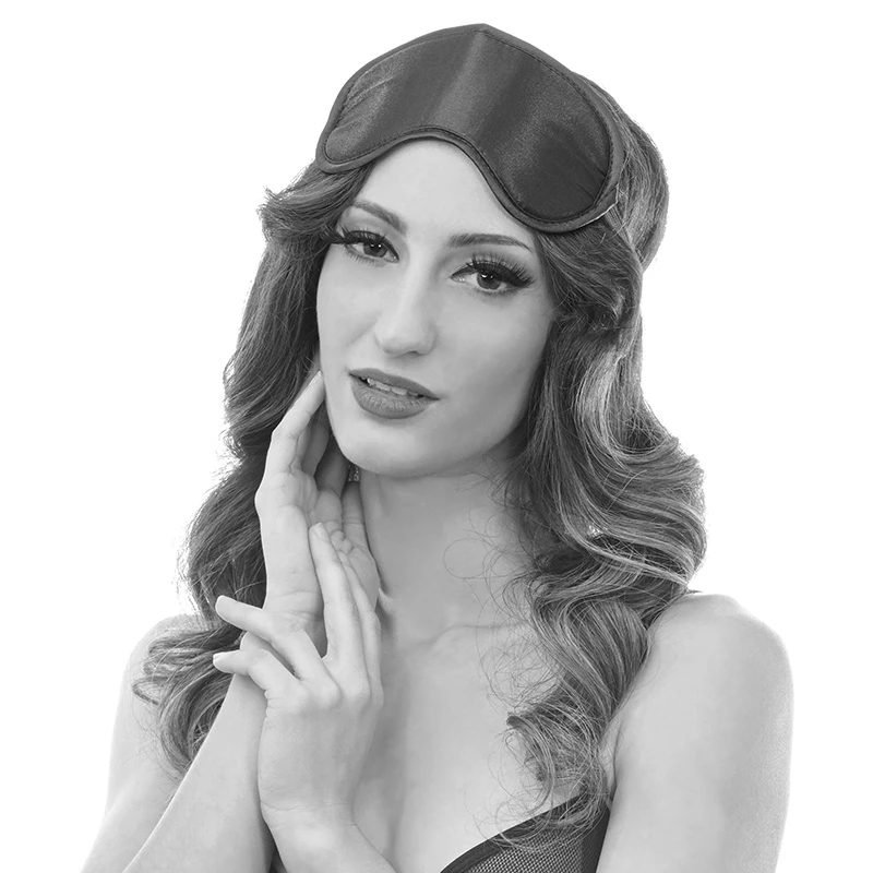 Sex & Mischief Satin Blindfold - Lifestyle #1