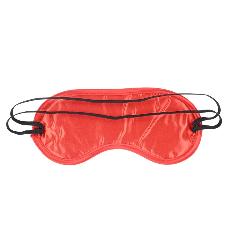 Red Sex & Mischief Satin Blindfold - Back