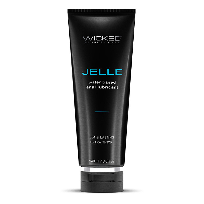 Wicked Jelle Anal Lubricant 8 oz. - Front