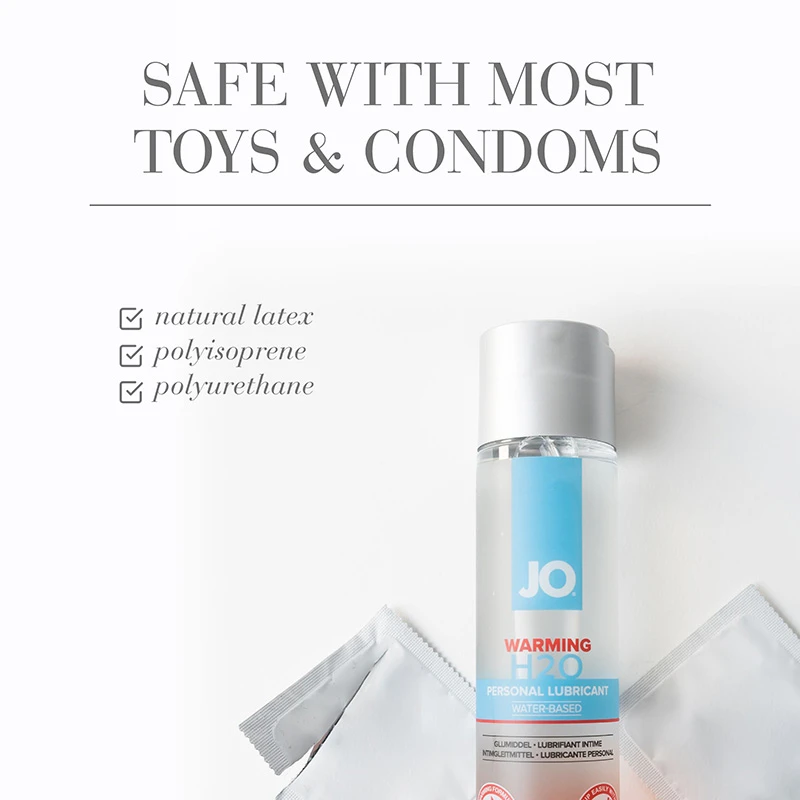 System JO JO H2O Warming Lubricant - Condoms