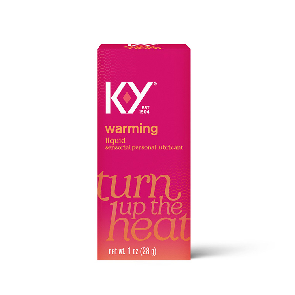 K-Y Warming Liquid Lubricant 1 oz. - Front