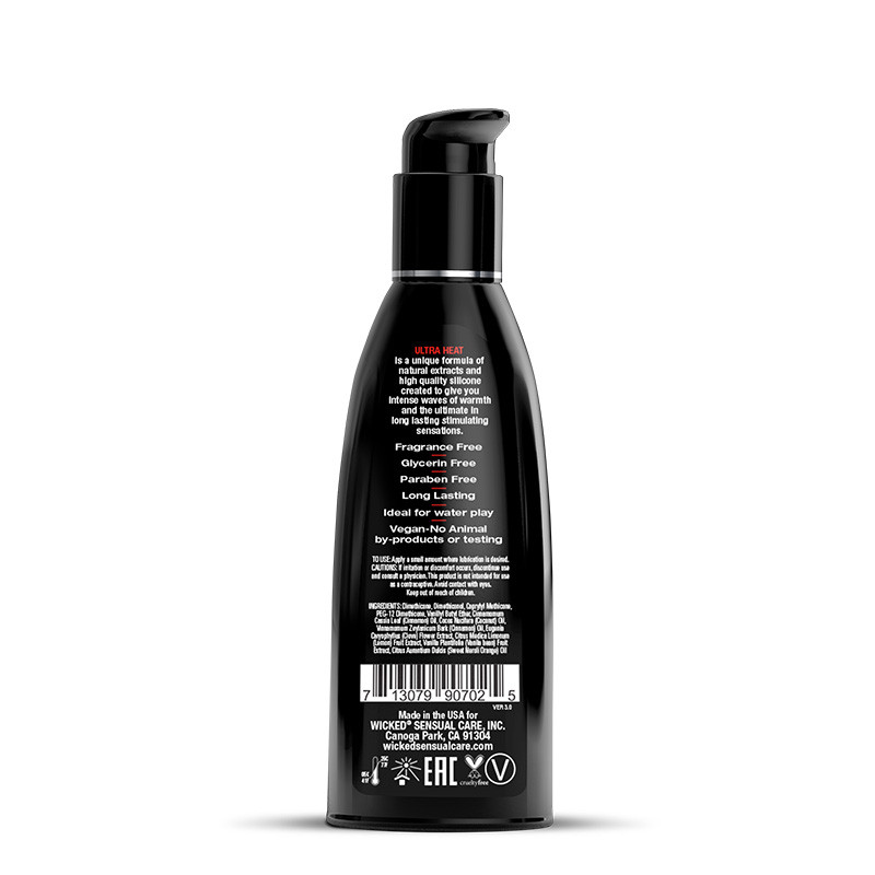 Wicked Ultra Heat Lubricant - 4 oz. Front