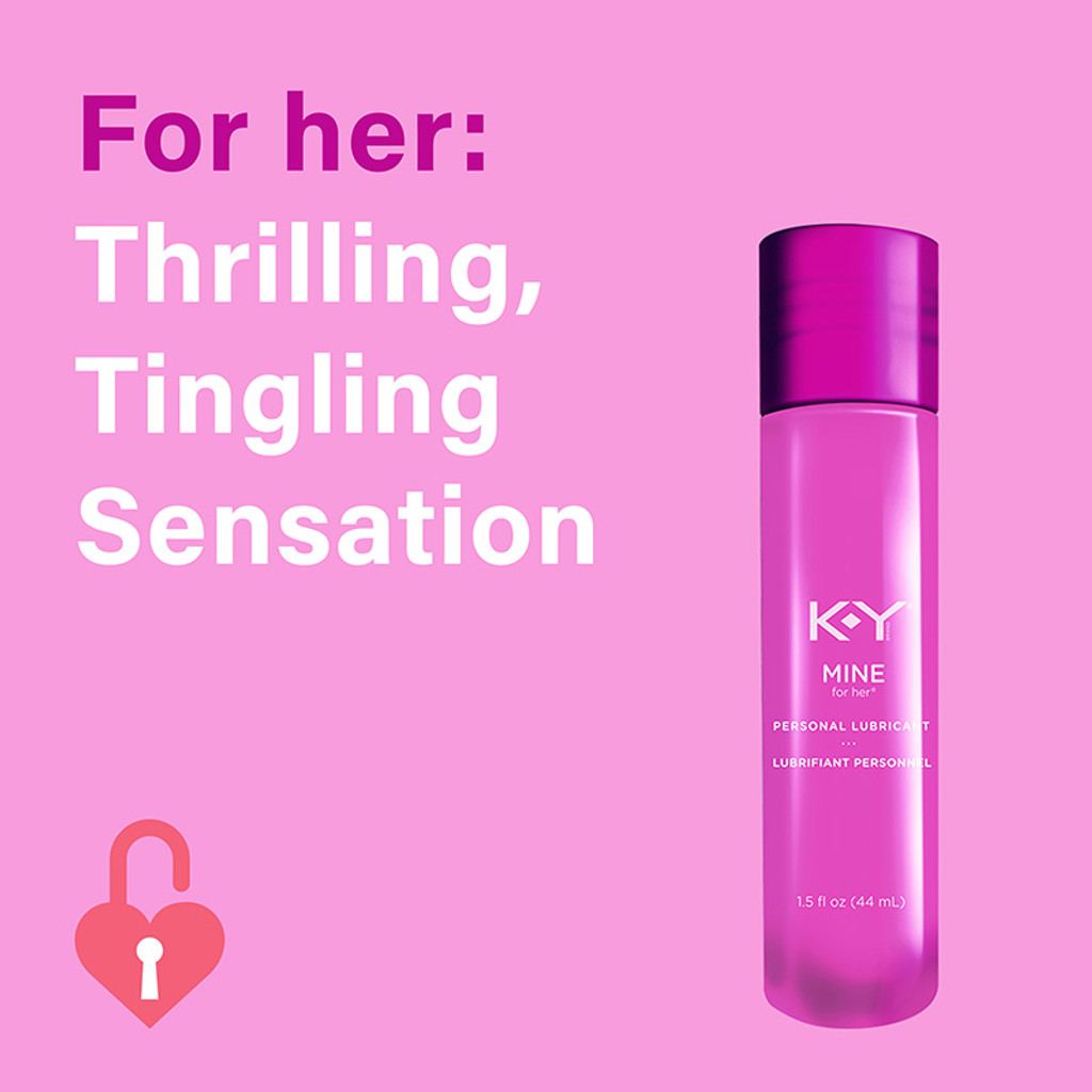 K-Y Yours + Mine Couples Lubricants - For her