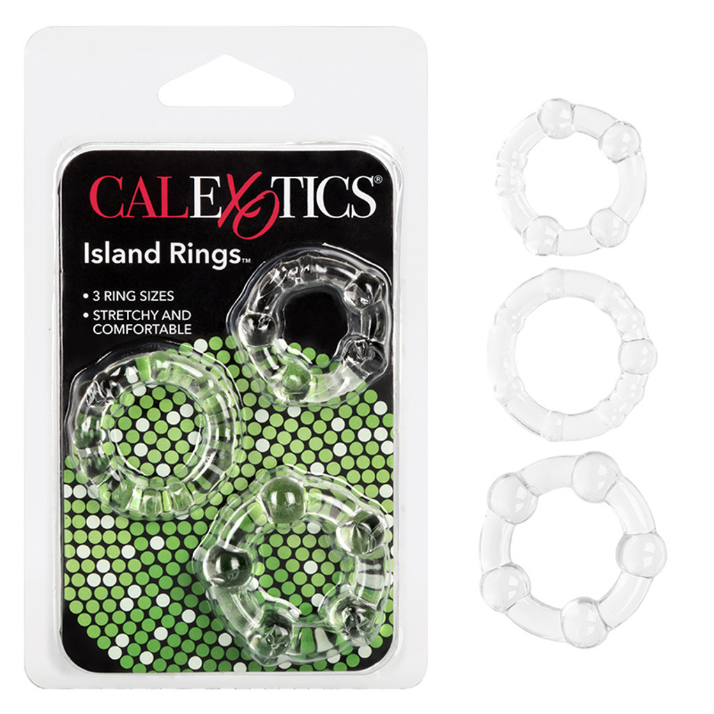 Calexotics Island Cock Rings - Combo