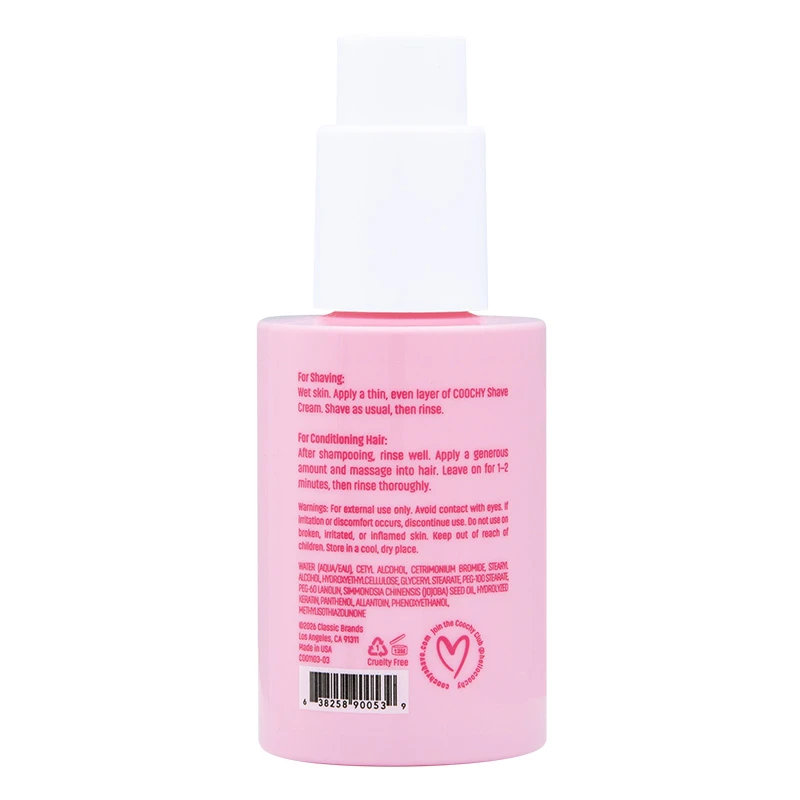 Frosted Cake Coochy Moisturizing + Soothing Shave Cream - Back