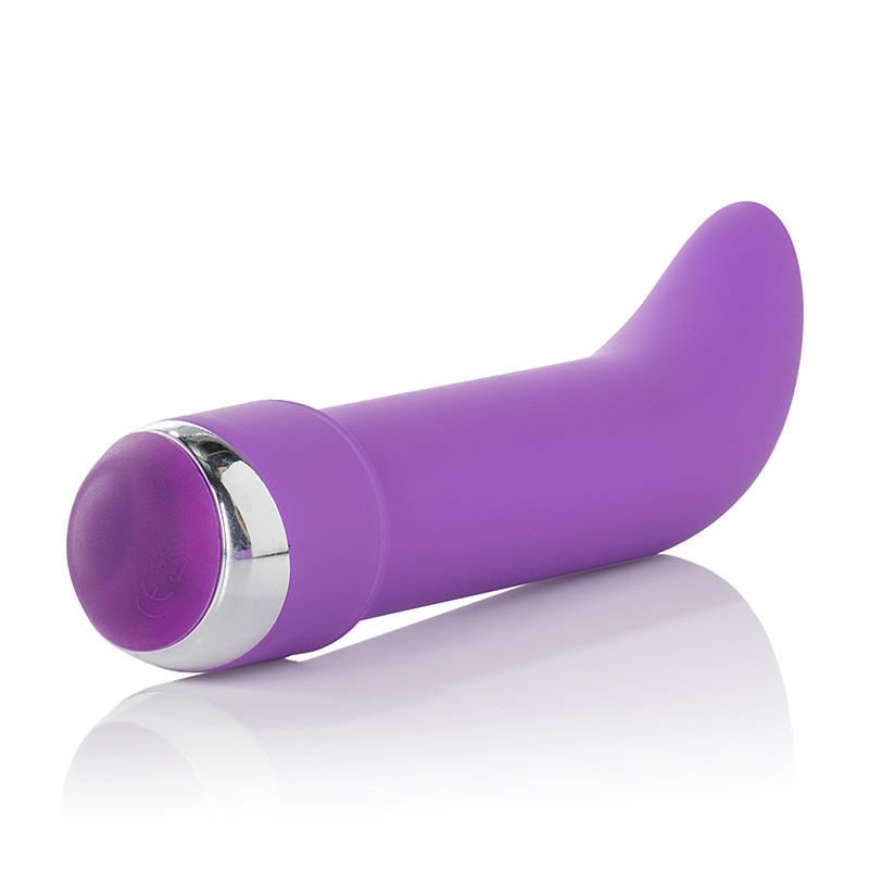 Purple 7-Function Classic Chic Mini "G" Vibrator - Base