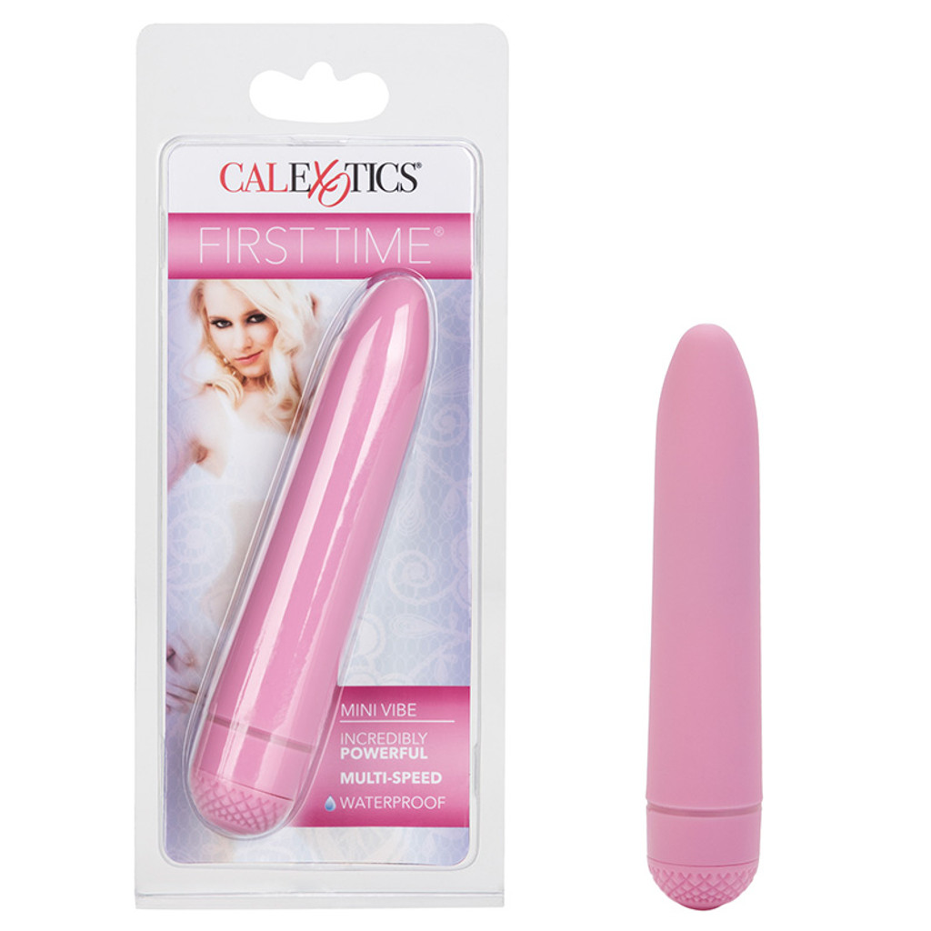 CalExotics Pink First Time Mini Vibrator - Combo