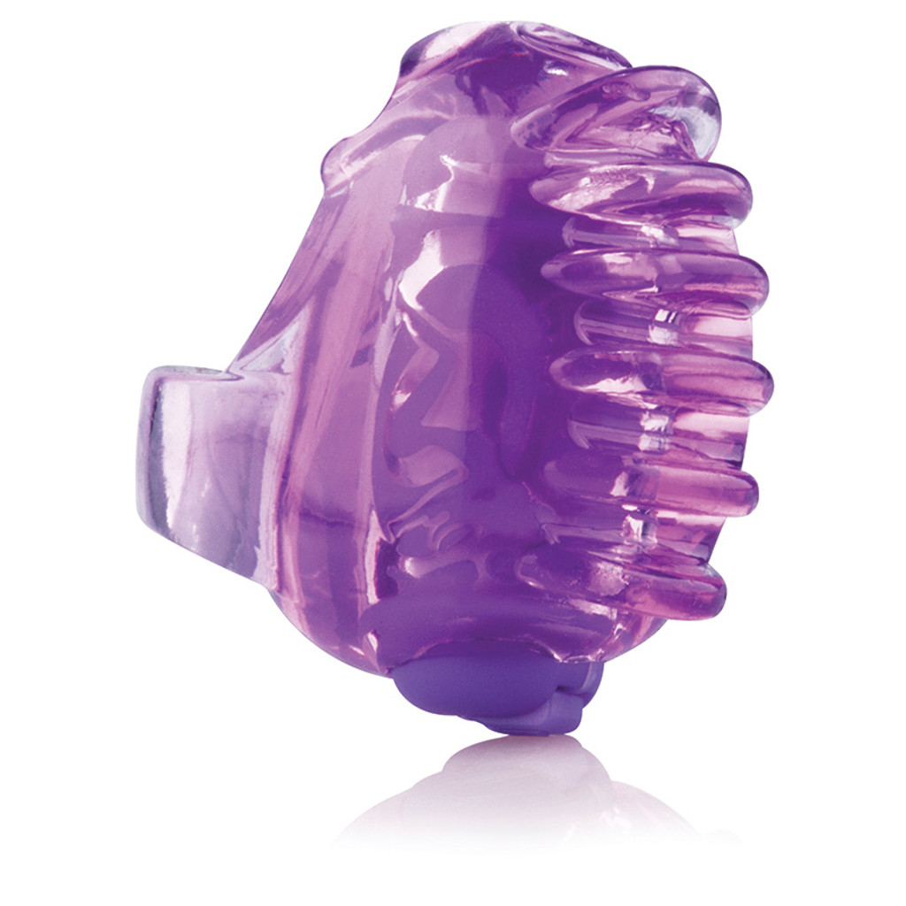 Purple Screaming O FingO Tips Micro Fingertip Vibe - Front