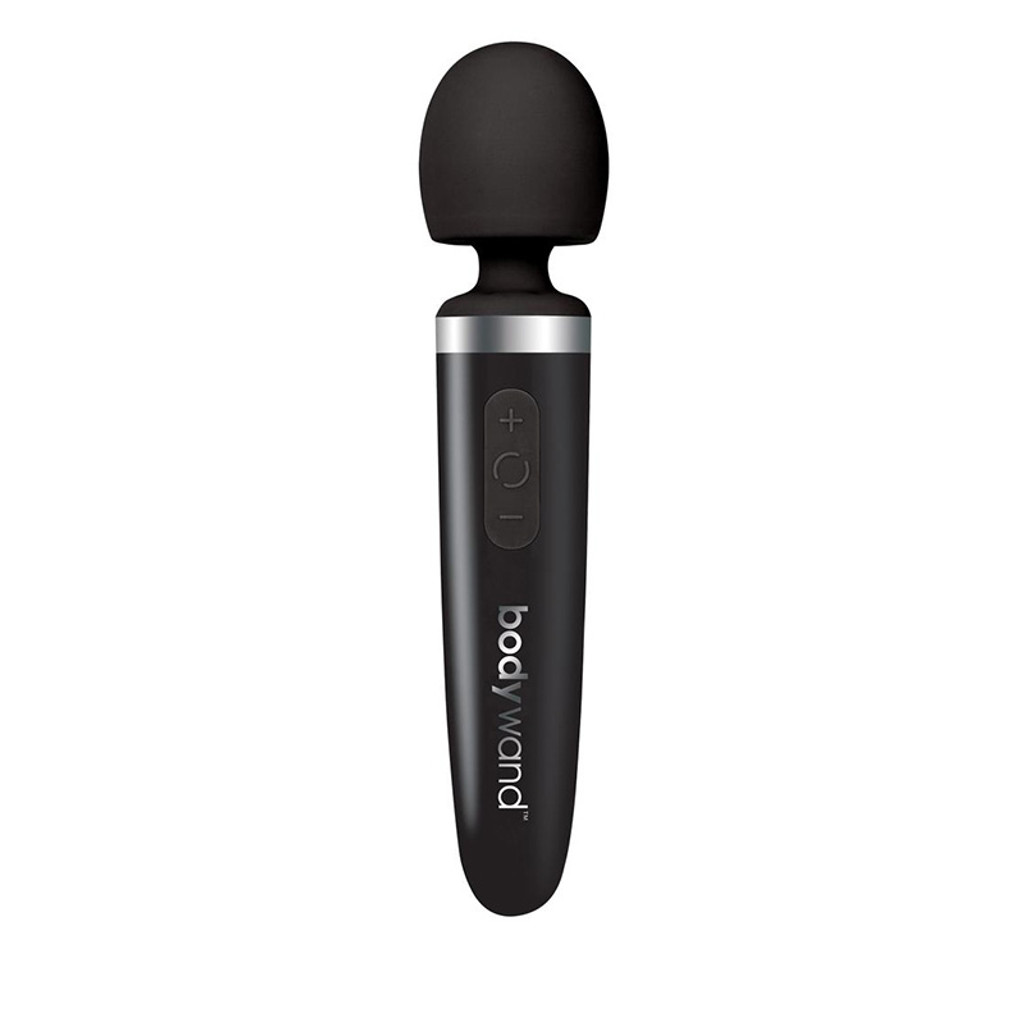 Black Bodywand USB Rechargeable Wand Vibrator