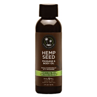 Naked in the Woods Hemp Seed Massage & Body Oil 2 oz.