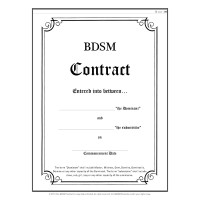 BDSM Contract - Example Page