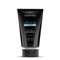 Wicked Jelle Chill Anal Lubricant 4 oz. Front