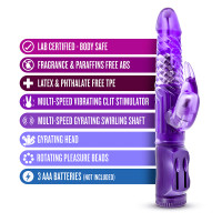 Purple Blush Novelties B Yours Beginner's Bunny Vibrator - Features