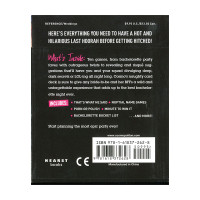 Cosmo's Bachelorette Party Games - Back